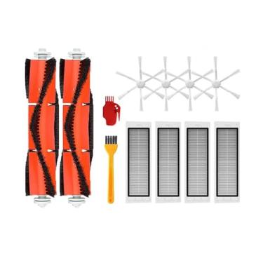 Imagem de Filter Mop Cloth Compatible With Xiaomi Mi Robot Vacuum Mop 2 STYTJ03ZHM Mijia Robot Vacuum Cleaner Accessories Main Side Brush Spare Parts(12pcs)