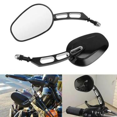 Imagem de Espelhos Retrovisores De Motocicleta Harley 883 1200 48 Vidro Espelho 