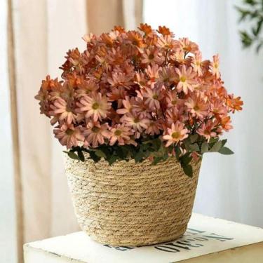 Imagem de Pacote 18 Buquês de Margaridas 35 cm Flores Artificiais Decoração Desc