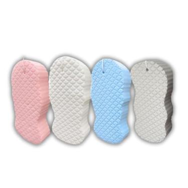 Imagem de Esponja De Banho 3D Esfoliante e Macia – Limpeza Profunda e Esfoliação Eficaz