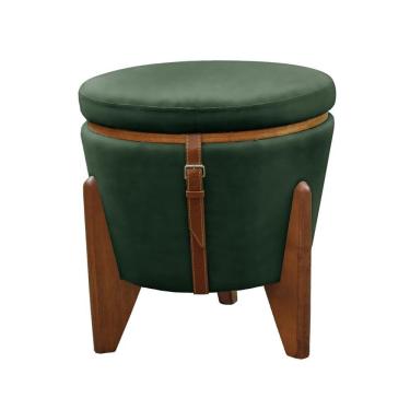 Imagem de Puff Banqueta Fênix Baú Mesa Castellar Móbile Veludo Verde