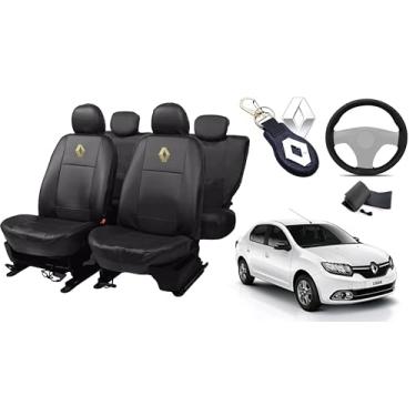 Imagem de Capa de couro para o banco logan 2008-2017 proteção impermeável