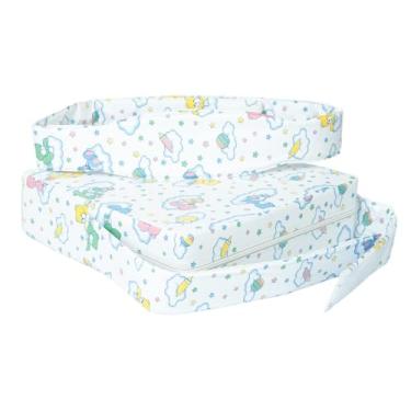 Imagem de Almofada de Elevação Infantil Portátil, com Cinto de Segurança,para Bebês 6 Meses a 7 Anos, Espuma D23 (Azul Nuvem)