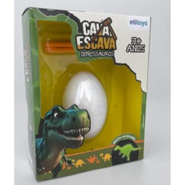Imagem de Brinquedo Cava Escava Dinossauro, Brilha no Escuro, Paleontologia com Ovo de Dinossauro T-Rex, Jogo Arqueológico para Crianças, Qualidade Premium.