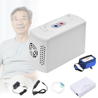 Imagem de Concentrador de Oxigênio Portátil 3L, Fonte de Energia CA/DC para Carro e Casa, Kit Completo com Tubo, Ideal para Viagens e Uso Doméstico