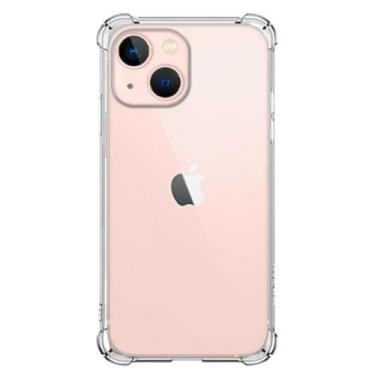Imagem de Kit 2 Capinha Case Capa Transparente TPU Anti Impacto Iphone 13 Mini -