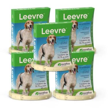 Imagem de Kit 5 Unidades Coleira Leevre 32,75g Com 63cm - OUROFINO
