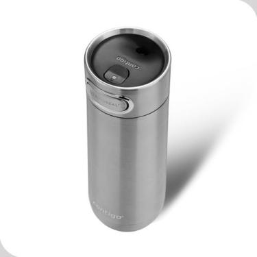 Imagem de Copo Térmico Contigo Luxe 473ml Inox  Mantém Bebidas Frias 12h e Quent
