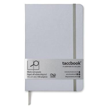 Imagem de Caderno Sem pauta taccbook Cinza 14x21 Ríg.