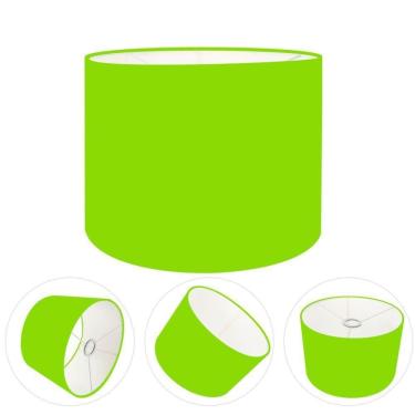 Imagem de Cúpula Abajur Cilíndrica Cp-7016 ø35x30cm Verde Limão