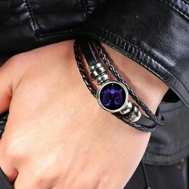 Imagem de Pulseira Spirilet para homens, signo do zodíaco, presentes do zodíaco para mulheres, produtos da Academia do Zodíaco, Medium, Latão, Sem Pedra Preciosa