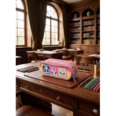 Imagem de Estojo infantil Puket Triplo Multibichos BFF Best Friend