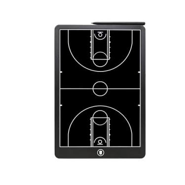 Imagem de Prancheta de treinamento de basquete, prancheta LCD de 40,6 cm, acessórios de equipamento de treinamento de marcador de basquete com caneta