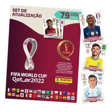 Imagem de Kit atualização com 80 figurinhas fifa world cup qatar 2022 - PANINI B