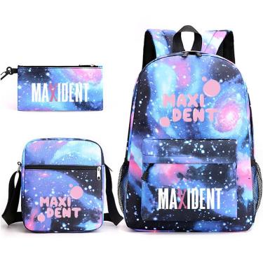 Imagem de Mochila escolar Maxidents Cartoon Kids 3 unidades/conjunto
