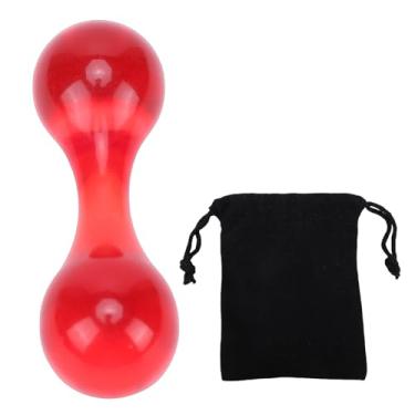 Imagem de TOPINCN Brinquedo de Osso de Dedo, Brinquedo de Acrílico Transparente EDC Fidget Brinquedo Portátil de Descompressão Anti-estresse Com Bolsa de Armazenamento, Brinquedo de (Vinho Tinto Transparente)