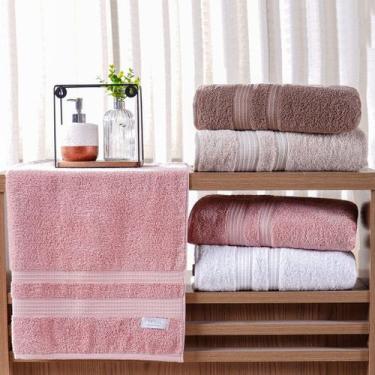 Imagem de Toalha de Rosto Classique 100% Algodão 500g/m² 50x80cm Tessi Rosa Blus