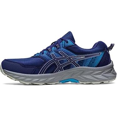 Imagem de ASICS Tênis de corrida masculino Gel-Venture 9, Azul índigo/sálvia clara, 41