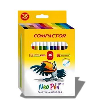 Imagem de Caneta Hidrográfica Compactor Neo-Pen Gigante, 1551000, 36 cores