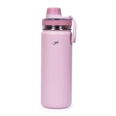 Imagem de Garrafa Térmica Inox Get Trity 750ml Rose Bebidas Quentes e Frias com 