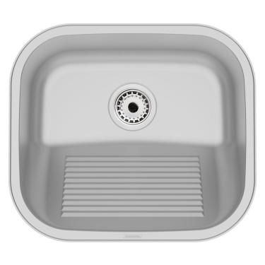 Imagem de Tanque De Encaixe Tramontina Hera Compact 19 Em Aço Inox Acetinado 40x35 Cm