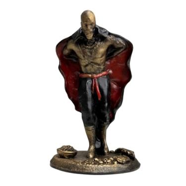 Imagem de Escultura Exu Marabô Postura de Reverência em 14 cm Resina