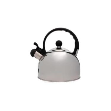 Imagem de Chaleira com Apito em Aço Inox, 2 Litros, Cobre Metalizado, Punho Resistente ao Calor
