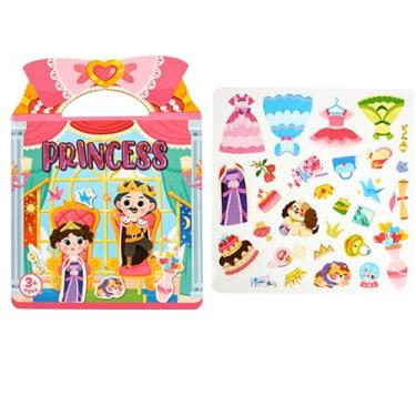 Imagem de Livro De Autocolantes | Cartoon Gelatina Brinquedos Educativos | Livro Silencioso De Autocolantes Com Tema Compras - Para Crianças Meninos Meninas Sala De Aula Pré-Escolar Viagem