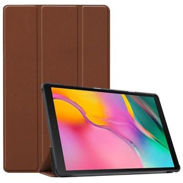 Imagem de Capa Case Para Xiaomi Redmi Pad Se 11" Polegadas 2023 + Caneta Touch DM ACESSÓRIOS (Marrom)