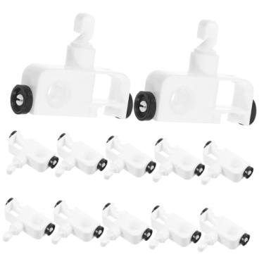 Imagem de Tofficu 12 peças de acessórios verticais de persiana vertical para fácil instalação faça você mesmo, deslize suave para uso doméstico e no escritório, confiável e