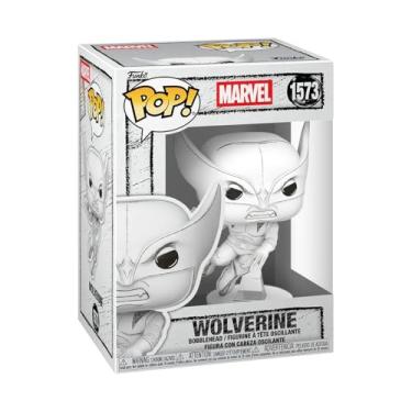 Imagem de Funko Pop! Marvel: Marvel Sketched - Boneco colecionável de vinil Wolverine - Ideia de presente - Mercadoria oficial - Brinquedos para crianças e adultos - Fãs de Superheróis - Figura modelo para