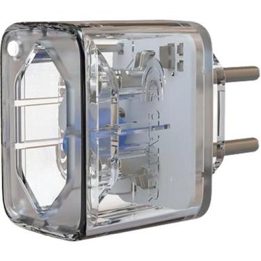 Imagem de Protetor eletronico dps 2 pinos 10a iclamper pocket lcf transparente -