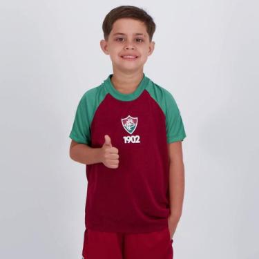 Imagem de Camisa Fluminense Surdir Infantil Vinho, 10 ANOS