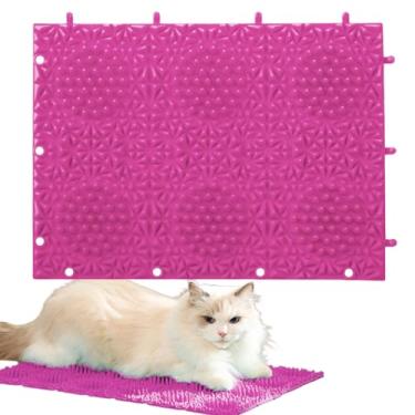 Imagem de Rasgador para Gatos,Tapete de Chão Horizontal | 24x18 cm Almofada De Massagem Para Gatos,Para Stress, Afiar Garras, Proteção De Móveis, Interior, Sala, Pátio, Sofá,