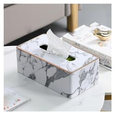 Imagem de 3FLQOOPP Caixa de lenços domésticos organizador de mesa de toalha de papel com capa caixa de lenços de papel toalha (D 25,0 cm x 13,5 cm x 9,5 cm) (D 25,0 cm x 13,5 cm x 9,5 cm)
