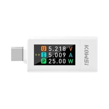 Imagem de Testador De Capacidade De Voltagem Tipo C 4-30V 0-8A, Medidor De Potên