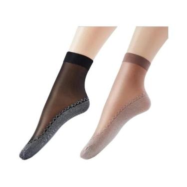 Imagem de Meias Femininas Ultrafinas De Renda Respirável, 10 20 Pares, Meias Cur