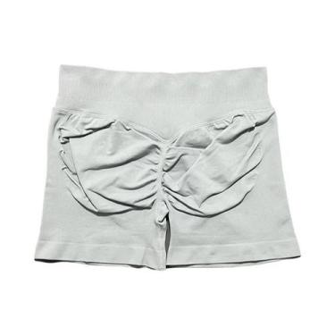 Imagem de Shorts De Yoga Femininos De Cintura Alta Para Fitness E Treino, Com Ef