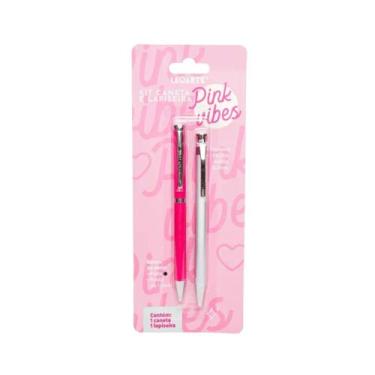 Imagem de Kit Pink Vibes com 1 Caneta e 1 Lapiseira Leoarte Leonora - 96104