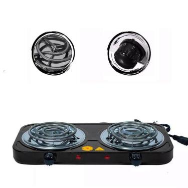 Imagem de Fogao Eletrico Portatil Relinx 2 Bocas Cooktop 2000W 127V