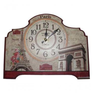 Imagem de Relogio De Mesa Paris Vintage Retro Decoracao (xin-07)