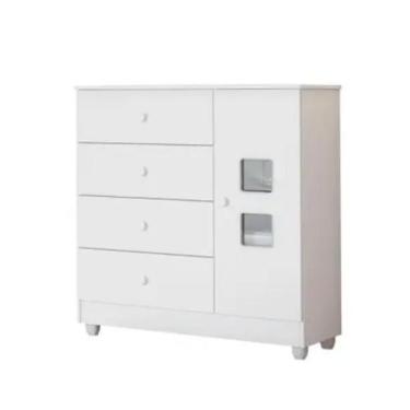 Imagem de Cômoda Luiza Branca - Tudo de Móveis