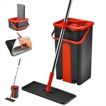 Imagem de Mop Powermaid Lava e Seca Preto/Vermelho
