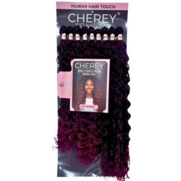 Imagem de Cabelo Human Hair Bio Natural Diva Cherey 300g 80cm Cacheado - bbless,