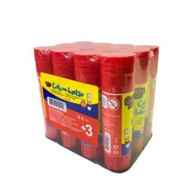 Imagem de Cola em Bastão 21g Atóxico com 12 unidades - Gatte Kids