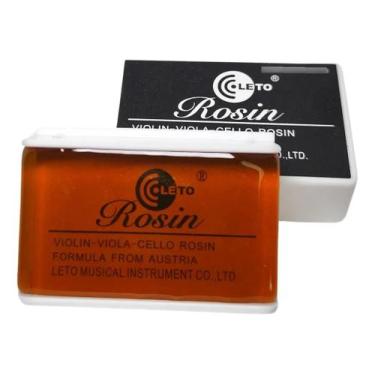 Imagem de Breu para Violino Viola Cello Claro Leto Austríaco Rosin - ROSIN LELET