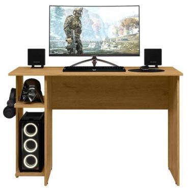 Imagem de Escrivaninha 2 Nichos Mesa Gamer 75 x 114 x 54cm em MDP QMovi -, Freij