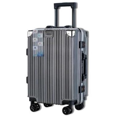 Imagem de Mala de Viagem Pequena de Bordo com Fechamento Antifurto e Cadeado 3 Segredos - Linha Madri-Unissex