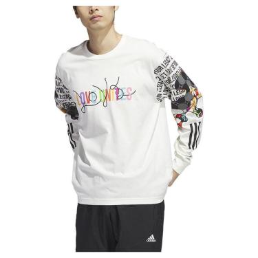 Imagem de Camiseta Adidas Manga Longa Pride Branca-Unissex