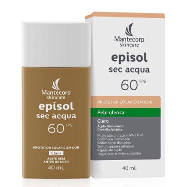 Imagem de Protetor Solar Facial Episol Sec Acqua FPS 60 Claro - 40ml